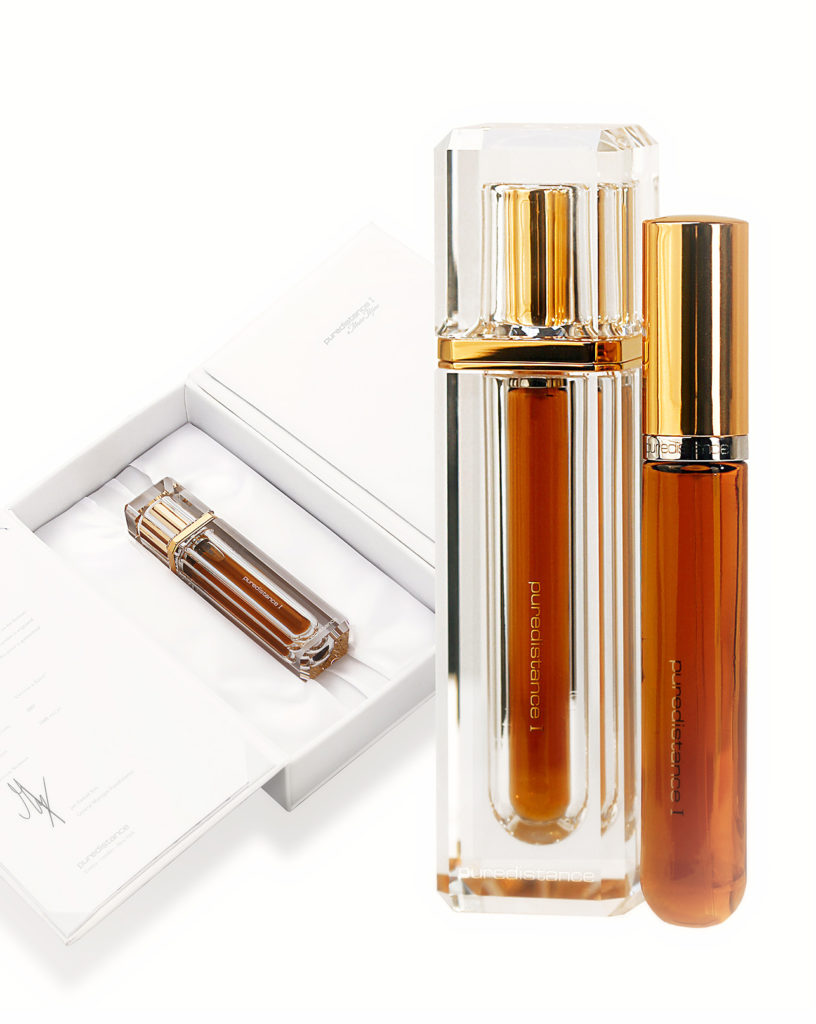 Exclusive limited edition Puredistance crystal Perfume Column made by Swarovski