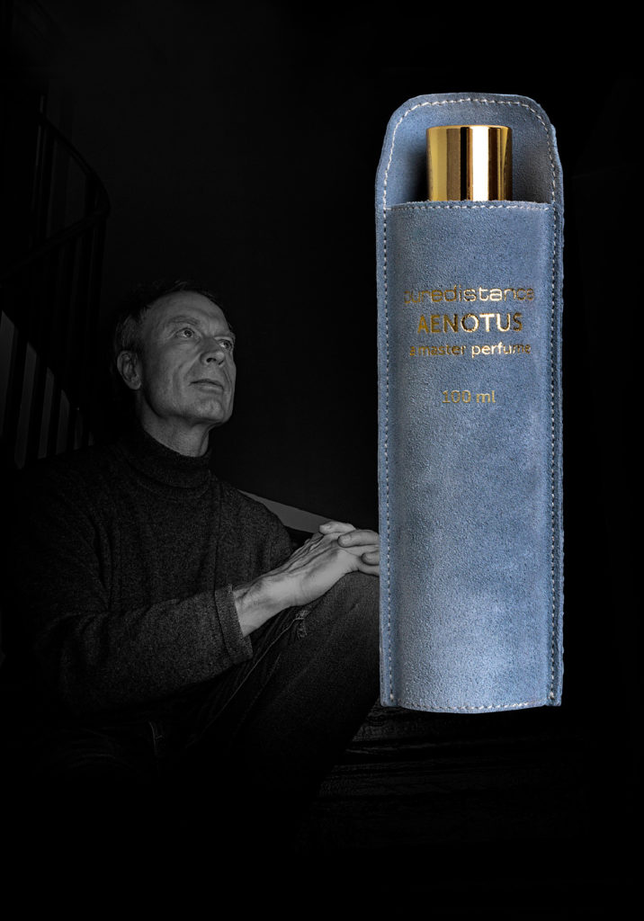 Puredistance founder Jan Ewoud Vos with AENOTUS - his signature scent