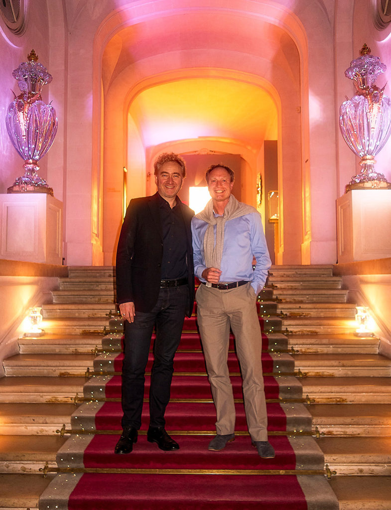 Perfumer Antoine Lie with Jan Ewoud Vos in Paris