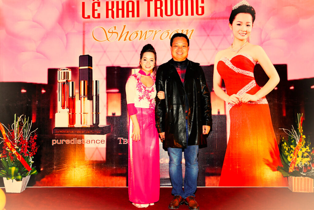 Puredistance exclusive VIP event in a perfumery in Vietnam