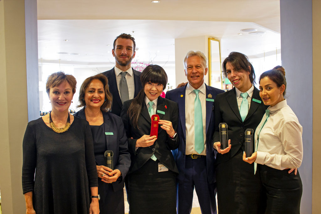 Happy team at Fortnum & Mason