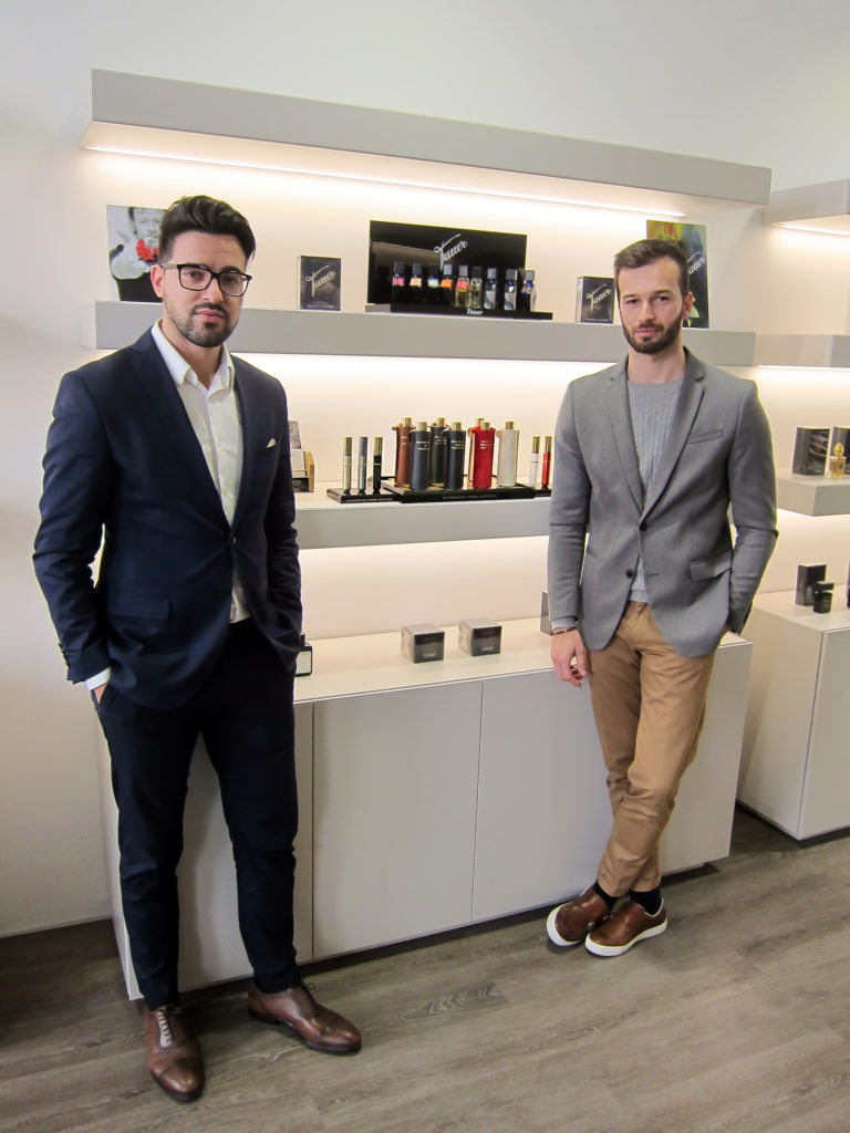 Ricardo & André of EMBASSY Niche Perfumery in Lisbon