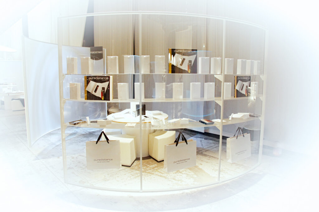 Puredistance perfume stand at Pitti Fragranze 2009 in Florence